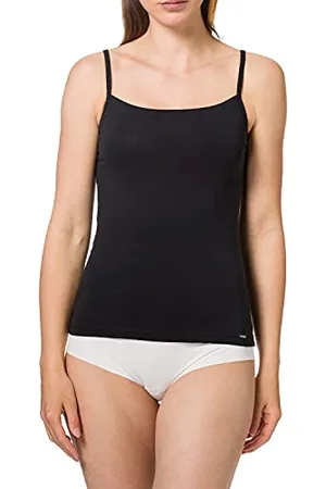 Skiny Damska koszulka Cotton Essentials Spaghetti, , 44 PL