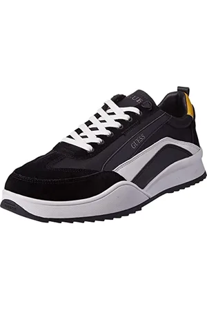 Guess Męskie trampki Monte Sneaker, biało-czarne, 40 EU