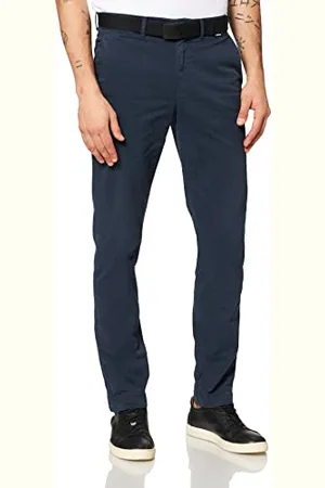 Calvin Klein Męskie spodnie Slim Fit Garment Dye Chino Belt Lssige, , 30W x 34L