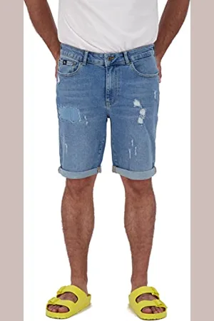alife kickin Alife and Kickin MorganAK krótkie spodnie męskie, szorty dżinsowe, letnie szorty S-XXXL, Light Denim Washed, M, , M