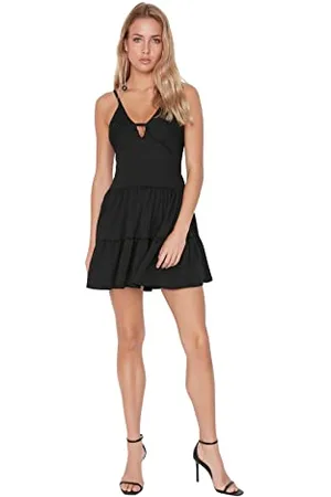 Trendyol Damska sukienka mini skater regular, , 66