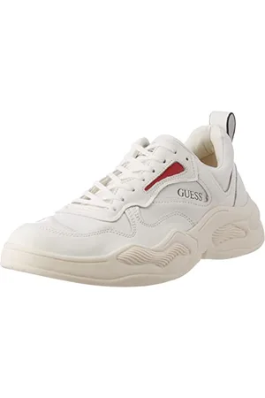 Guess Męskie sneakersy basowe, białe, 43 EU