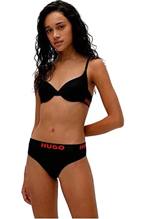 HUGO BOSS Damskie stringi z logo Thong Sports