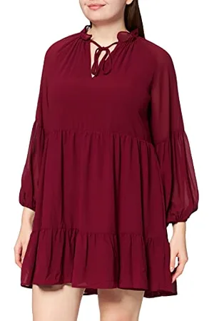 NA-KD Damska sukienka mini z dekoltem w stylu casual, , 40