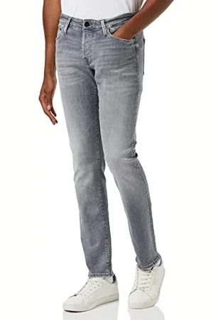 JACK & JONES Męskie Jeansy o Kroju Slim, Szare, 30W x 32L
