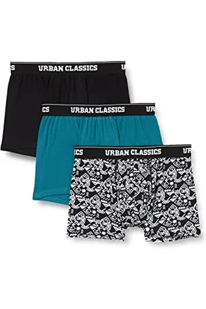Urban classics Bokserki męskie, trójpak, z bawełny organicznej, 3-pak, bokserki z bawełny organicznej, dostępne w wielu kolorach, rozmiar S do 5XL, , XXL