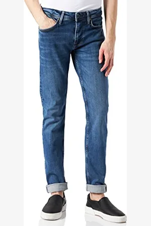 Pepe Jeans Hatch Regular Jeans Męskie, Niebieski (Denim-ws8), 40W / 34L