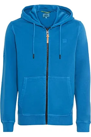 Camel Active Męska Kurtka z Dzianiny, Niebieski Aqua Blue, S