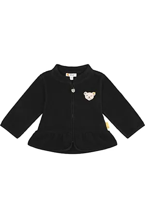 Steiff Dziewczęca bluza bez kaptura, kurtka polarowa, granatowa, 56, Navy, 56 cm