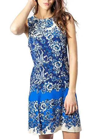 Desigual Damska sukienka Vest_atenas, niebieski (Azul Dali 5054), 42 PL