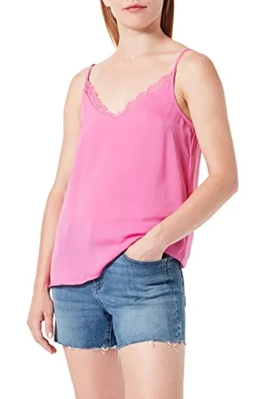 ONLY Damski top Onlanna Sl Mix Lace Singlet WVN, , S
