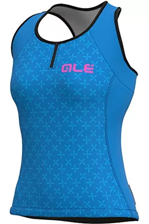 Alé Kobieta Sportowe Topy i T-shirty - Top Solid Helios, Damskie, Niebieski, Niebieski, M