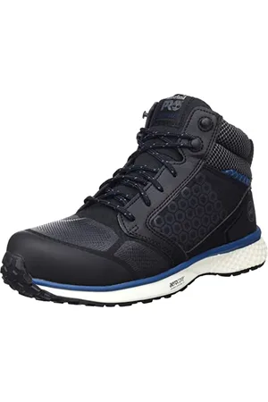 Timberland Męskie buty przeciwpożarowe i ochronne Reaxion NT FP S3, czarne, morrocan Blue, 40 EU