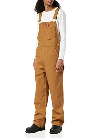 Dickies Męskie spodnie ogrodniczki, dżinsowe, indygo, , 42W / 30L