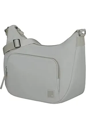 Samsonite Essentially Karissa - torba na ramię M, 36 cm, szara (Dove Grey), , Torby kurierskie