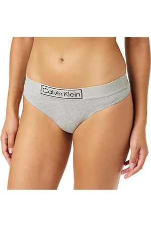 Calvin Klein Damskie majtki stringi, szary wrzos, XS
