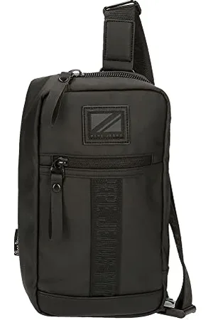 Pepe Jeans Hoxton torba na ramię czarna 14 x 25 x 6 cm poliester i PU, wielokolorowa (wielokolorowa), Talla única, torba na ramię, , Rozmiar uniwersalny, torba na ramię