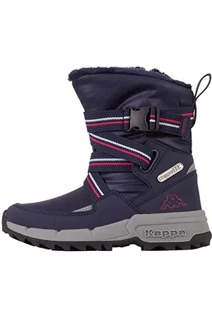 Kappa Fonki Tex K Unisex Kids Buty do biegania ulicznego Unisex - Dla dzieci i młodzieży, Niebieski (Granatowy/Pink), 25 EU, , 25 EU
