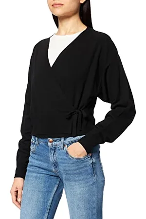 NA-KD Damski sweter z dzianiny nakładającej się na siebie, , XL