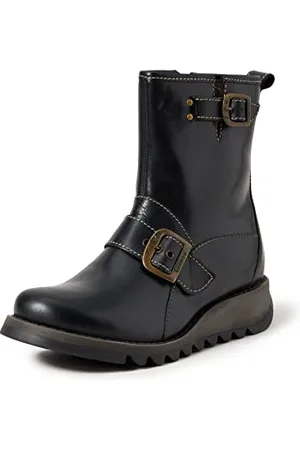 Fly London Dziewczęce buty Sino525fly z krótką cholewką, czarny - -34.5 EU