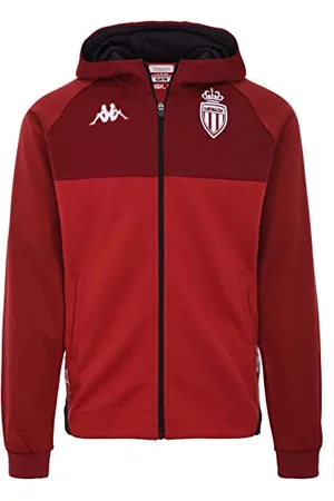 Kappa Męska bluza Arufeod 6 Monaco, bordowo-czerwono-burgundowo-szara, 4XS