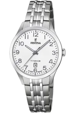 Festina Damski analogowy zegarek kwarcowy z bransoletką tytanową F20468/1
