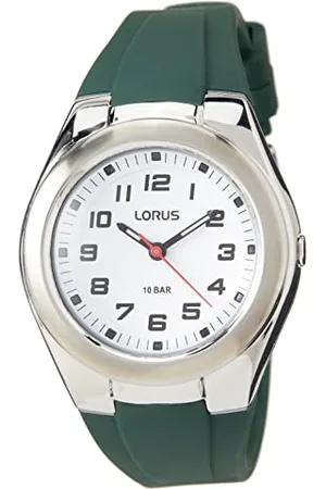 Lorus Unisex analogowy zegarek kwarcowy z silikonowym paskiem RRX85GX9, , Pasek