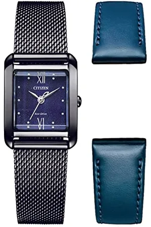 Citizen Damski analogowy zegarek Eco-Drive z bransoletką ze stali nierdzewnej, , Nowoczesny