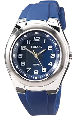 Lorus Analogowy zegarek kwarcowy uniseks z silikonowym paskiem RRX83GX9, , pasek