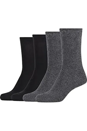 Camano Skarpety damskie (4 sztuki), Szary (Dark Grey Melange 9700), 39-42 EU
