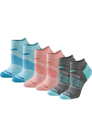 Saucony Damskie skarpetki RunDry Performance Selective Cushion, dostępne w rozmiarach S-L (6, 12 par), Small