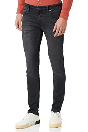 JACK & JONES Męskie dżinsy JJILIAM JJJEVAN JOS 359 - Skinny Fit - czarne - czarne, , 29W / 32L