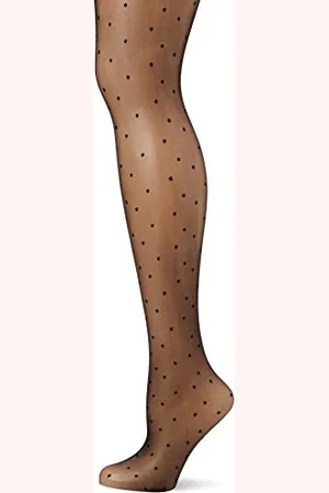 Pretty Polly Damskie rajstopy Pinspot Tights, 20 DEN, czarne (Black Black), One Size (rozmiar producenta: OS)