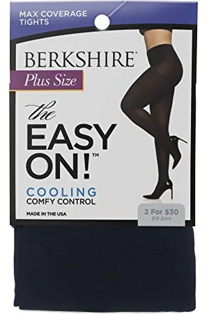 Berkshire Damskie rajstopy w rozmiarze plus Easy on Max Coverage Rajstopy nieprzezroczyste, , 4XL