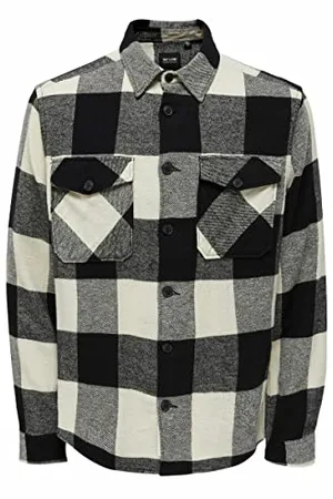 Only & Sons Męska koszula Onsmilo Life Ls Check Noos, , XS