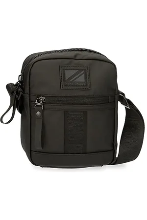 Pepe Jeans Hoxton torba na ramię czarna 15 x 19 x 6 cm poliester i PU, wielokolorowa (wielokolorowa), Talla única, torba na ramię, , Rozmiar uniwersalny, torba na ramię