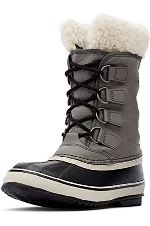 sorel Zimowy karnawał wodoodporny Buty zimowe Kobiety, Szary Quarry X Czarny, 36.5 EU