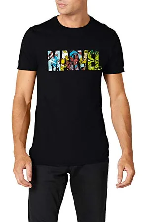 Marvel Męska koszulka z logo komiksu, , S