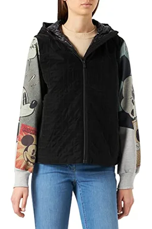 Desigual Damska kurtka wiosłowana Mickey Comic Quilted, , XS