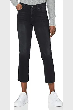 7 for all Mankind Spodnie Damskie Jeansy The Straight Crop, , 50