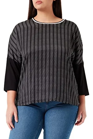 Gerry Weber Koszulka damska, czarny/kremowy., 42