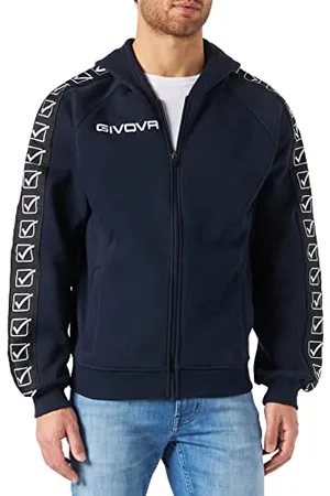 Givova Bluza unisex Full Zip Band wojskowa zieleń 2XL, , S