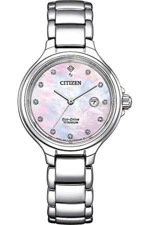 Citizen Damski analogowy zegarek kwarcowy z tytanową bransoletką EW2680-84Y, , Einheitsgröße, bransoletka