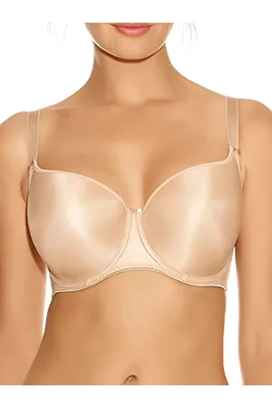 Fantasie Wygładzający formowany T-shirt biustonosz damski biustonosz z formowanymi biustonoszami 4, Nagi, 90E