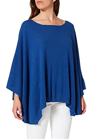 Marc O’ Polo Damskie 901824993003 Stola, niebieskie (Calico Blue 850), One Size (rozmiar producenta: OSO)