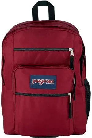JanSport Big Student, duży plecak, 34 L, 43 x 33 x 25 cm, przegroda na laptopa 15in, Midnight Magenta
