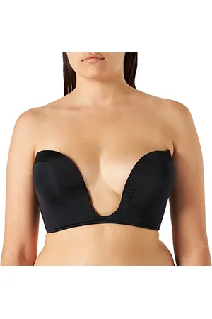 Wonderbra Biustonosz Ultimate Plunge W00J5 Skin Or Black, , 38C UK / 38C US