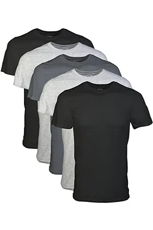 Gildan Bielizna męska, Czarny/szary sportowy/węgiel drzewny (5-pak), XL