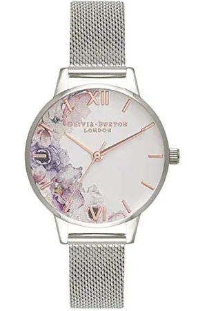 Olivia Burton Damski Watercolour Florals Ob16Pp37 Zegarek na Rękę, , Ø 30 mm