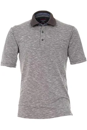 Casa Moda Męska koszulka polo, jednokolorowa, listwa guzikowa, , S